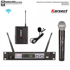 Karsect Kru 102/39L - El + Yaka Telsiz Mikrofon Sistemi
