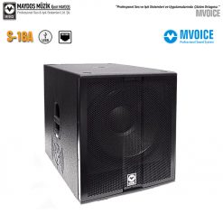 MVOICE S18A - 18'' 1400W Aktif SubBass / B&C
