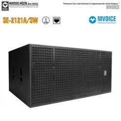 MVOICE SE2121A/SW - 2x21'' 6800W Aktif SubBass Kabin / B&C