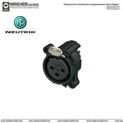 Neutrik NC3FAAH - 3 Pin XLR Dişi Şase Tip Konnektör