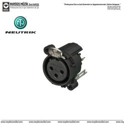 Neutrik NC3FAV2 - 3 Pin XLR Dişi Şase Tip Konnektör