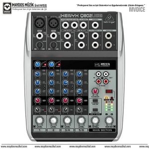 Behringer Xenyx Q802USB - 8 Kanal USB Deck Mixer