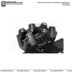 Eclips SixoBeam - 6 x 10W Cree Rgb Led Moving Head Işık