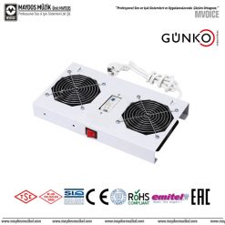 Günko PA CC WL FN 01 - Duvar Tipi Fan Ünitesi / 1 Fanlı - ON/OFF Anahtarlı