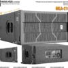 MVOICE MLA210A - 2x10'' 1400W Aktif Line Array / B&C