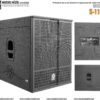 MVOICE S-118A 18NW100 - 18'' 2400W Aktif SubBass-B&C