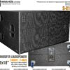 MVOICE S-218A PS76 - 2x18'' 2400 W Aktif SubBass-B&C