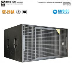 MVOICE SE218A - 2x18'' 4800W Aktif SubBass / B&C