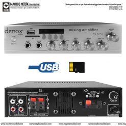 Denox DX 505S - 2x50W Stereo Mikser Amfi