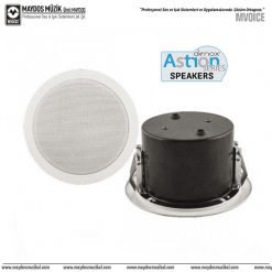 Denox DNX 8 WITH BRACKET WHITE - 8'' 15W 100V Tavan Hoparlör