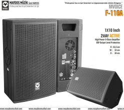 MVOICE F110A - 10'' 450W 2 Yollu Aktif Kabin