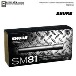 Shure SM81 LC - Kardioid Kondenser Enstruman Mikrofonu
