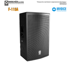 MVOICE F 115A - 15'' 800W 2 Yollu Aktif Kabin / PAUDIO